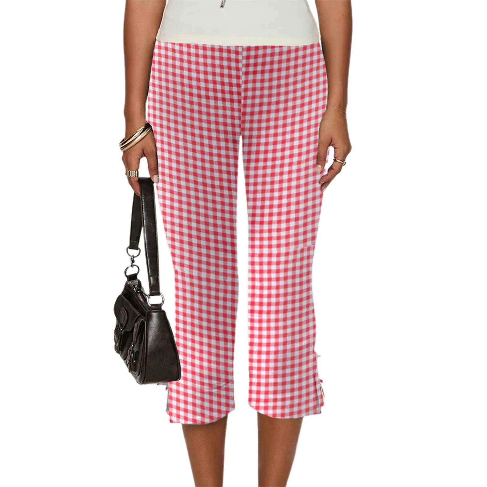 Slim Fit Capri Pants