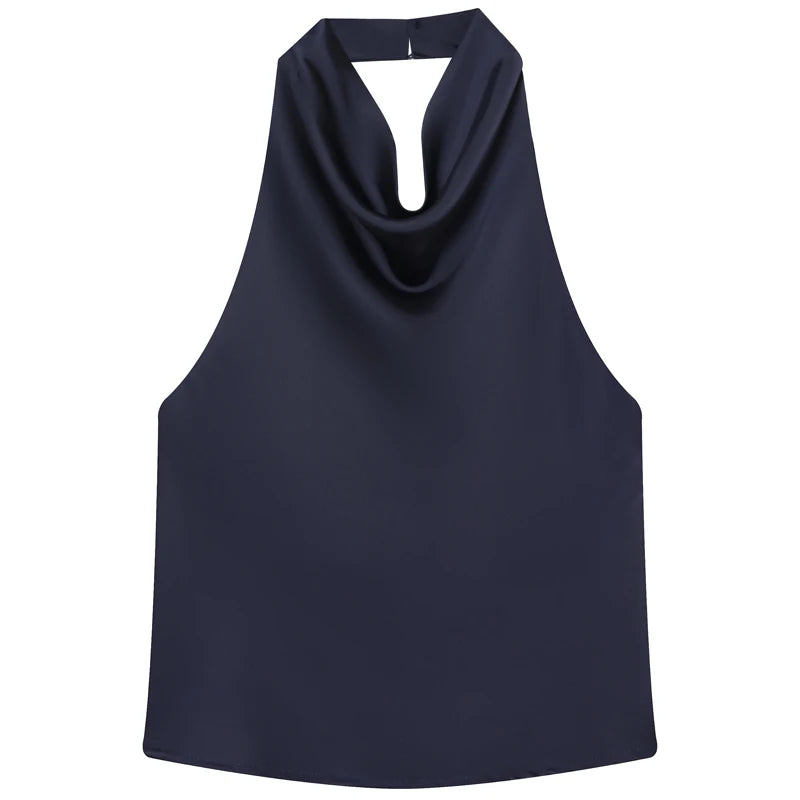 Satin Halter Top