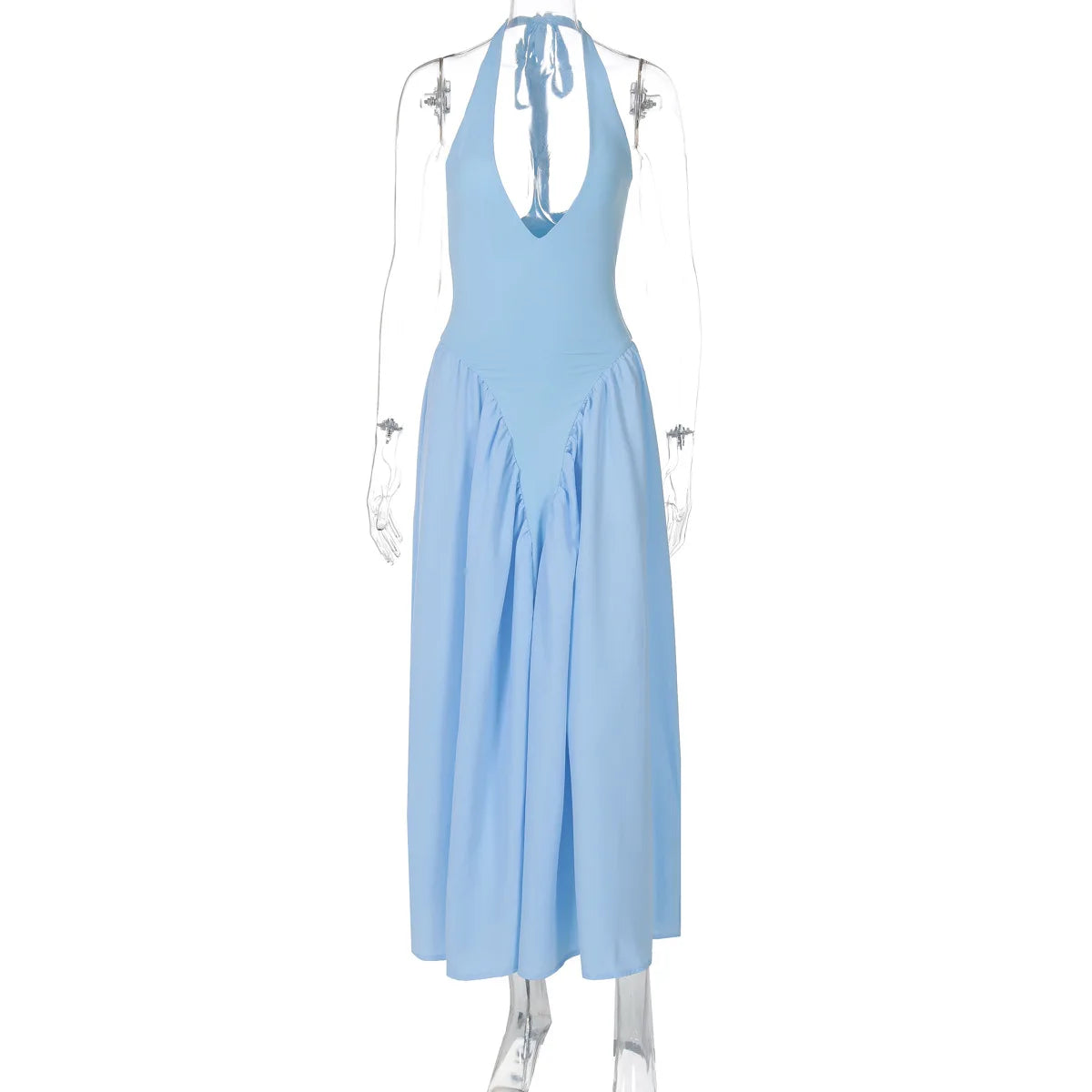 Backless A-line Dress