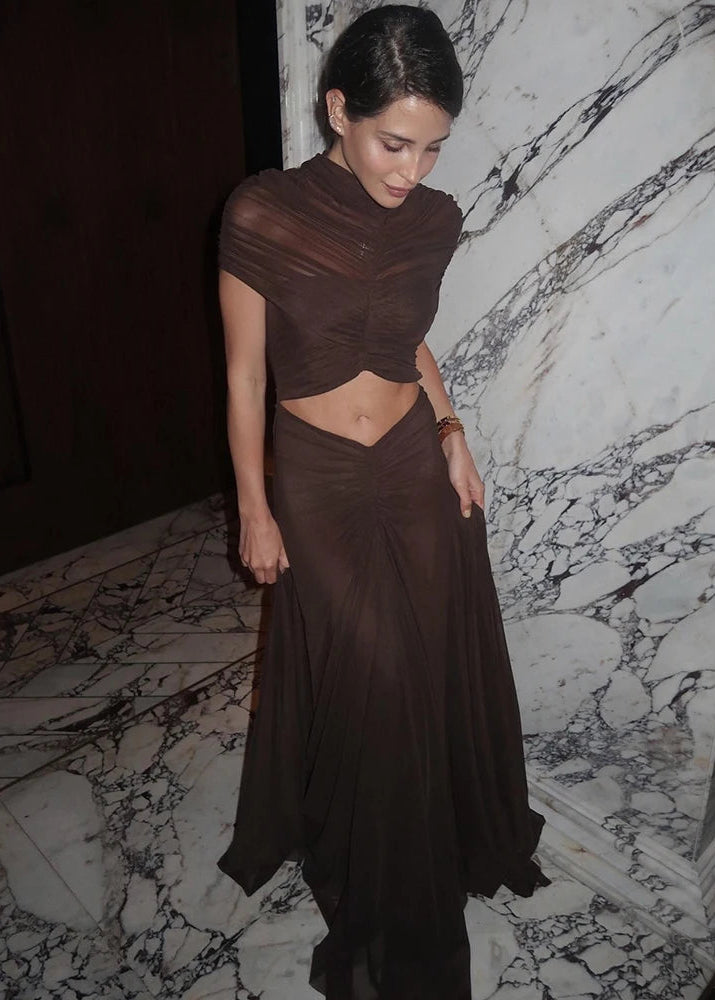 Short Sleeve Maxi Dress