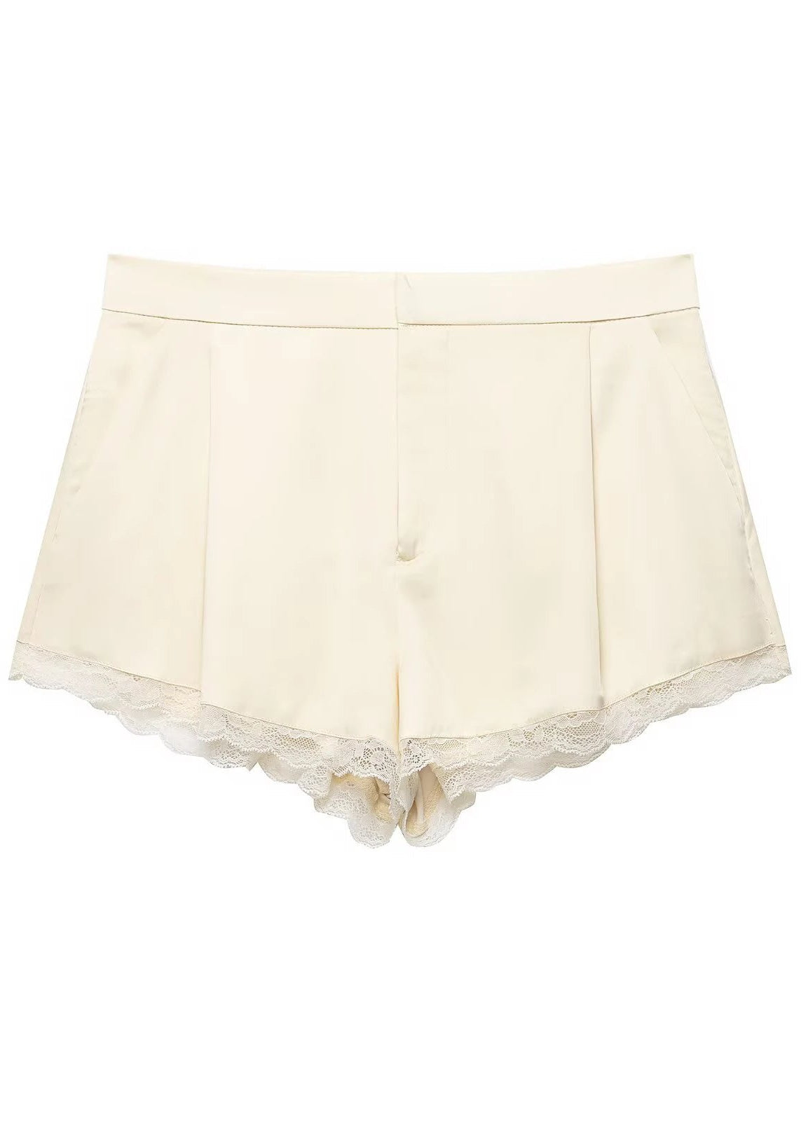 Lace Trim Shorts