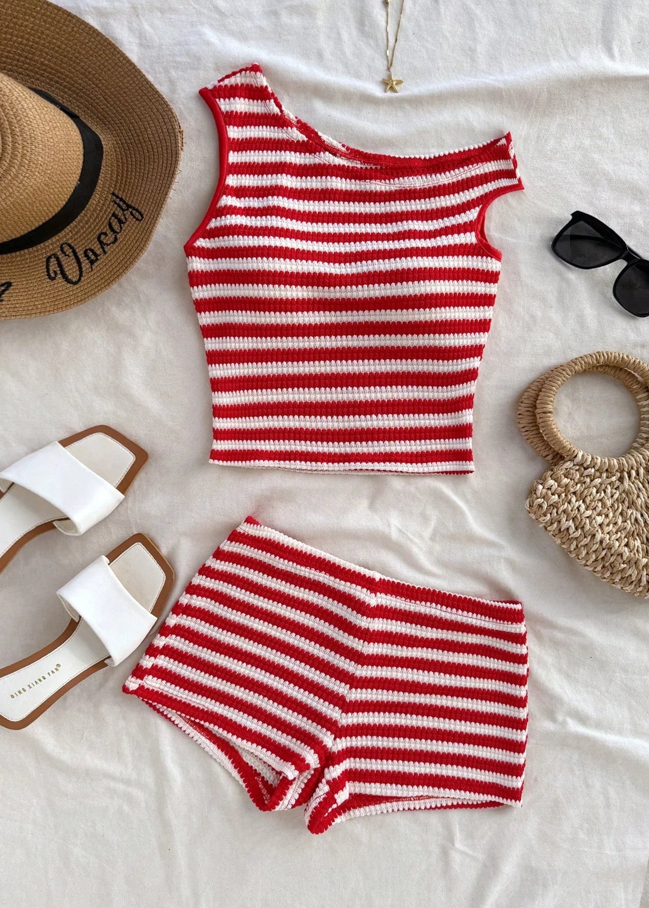 Knitted Stripe Set